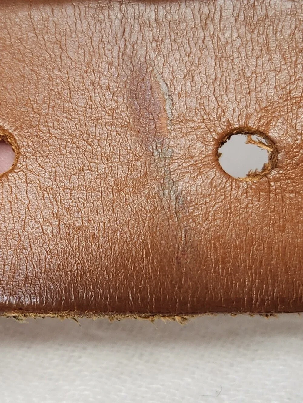 J. Crew Factory 38 Brown Leather Basic Belt